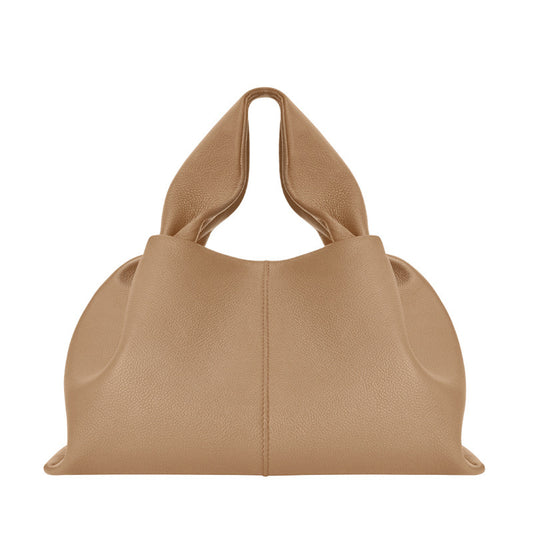 Women's Dumpling Cloud French Minority Design Genuine Handbags