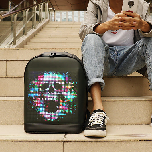 Fashion Smart Advertising Business Waterproof Display Backpacks