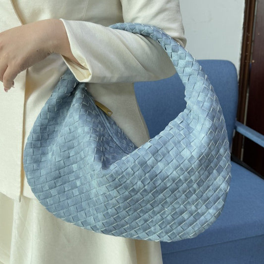 Women's High-grade Woven Stylish Underarm Large Capacity Tote Bags