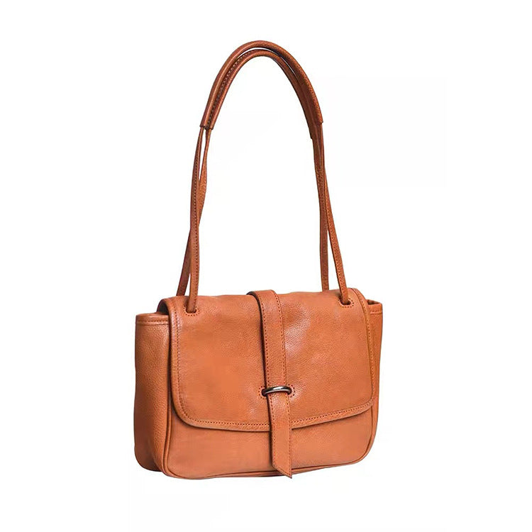 Women's Design Handmade Cattle Leather High-grade Niche Bags
