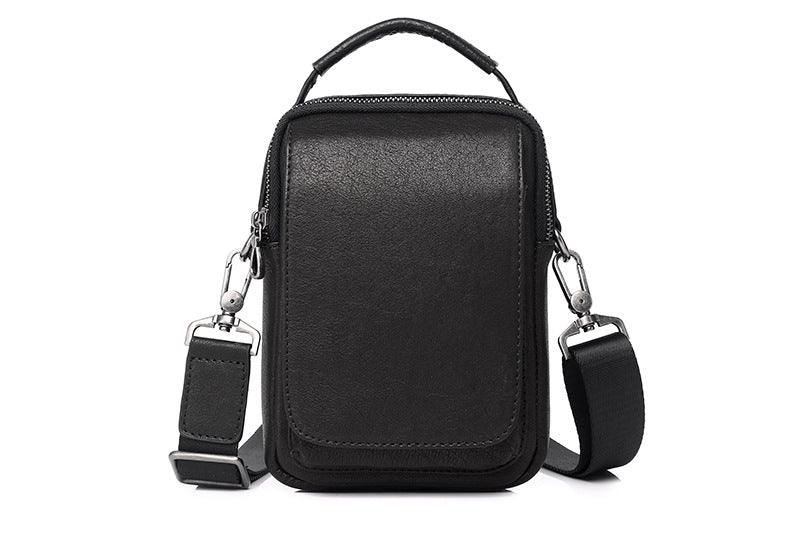Men's Leather Leisure Mini Cowhide First Layer Men's Messenger Bags
