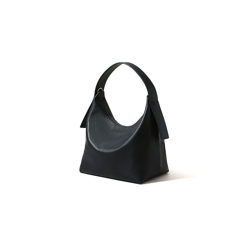 Cowhide High-grade Design Underarm Spring Dumpling Shoulder Bags