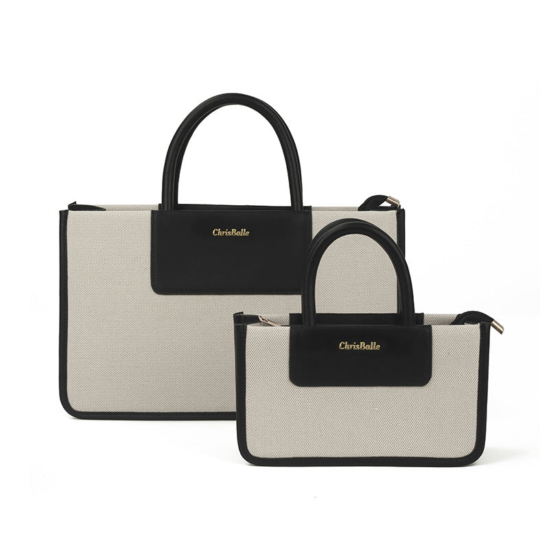 Large Capacity Commuter Portable Canvas Simple Handbags
