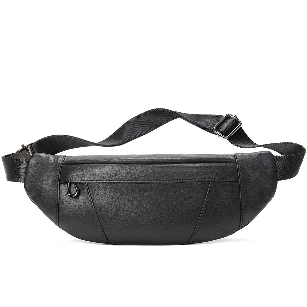 Men's Genuine Leather Mobile High Sense First Men's Waist Packs