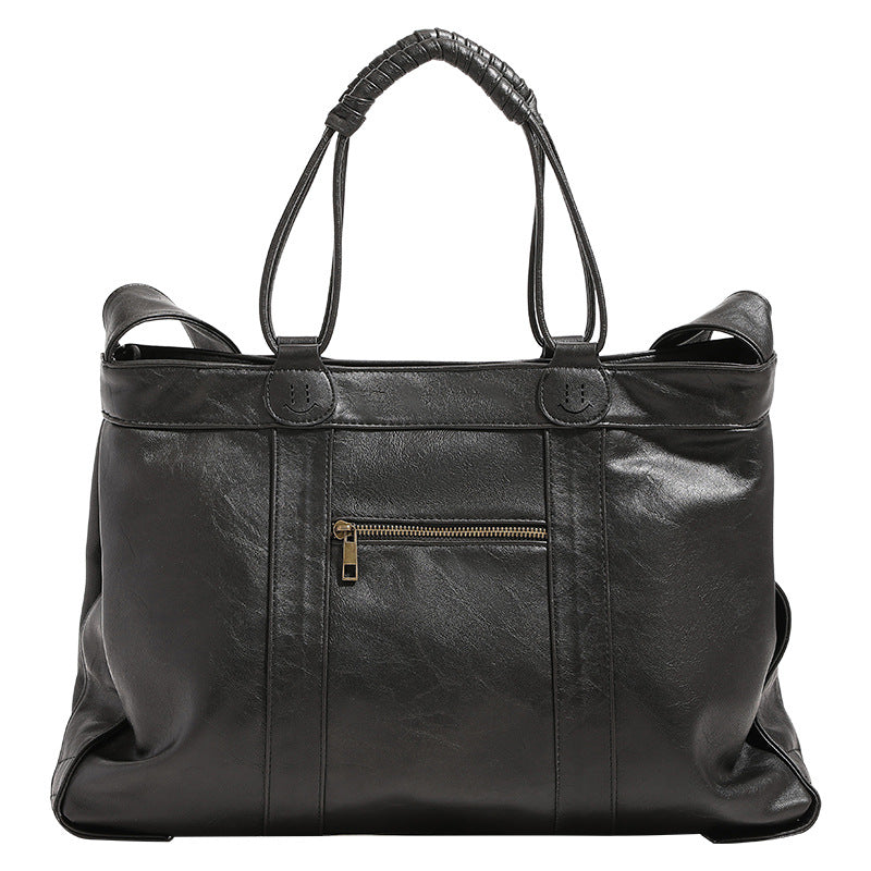 Women's Retro Class Commuter Simple Large Capacity Tote Bags