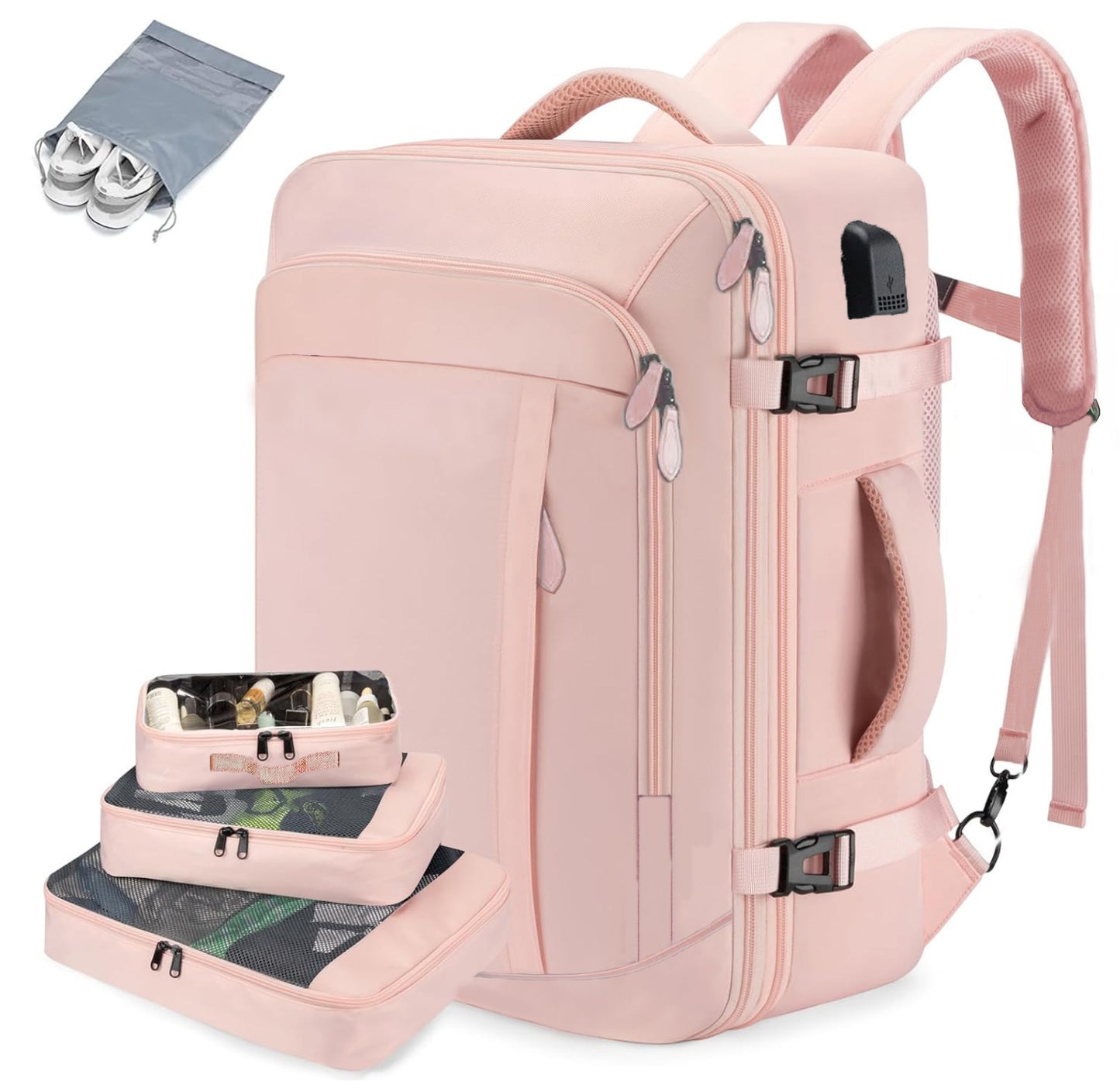 Business Large Capacity Stitching Contrast Color Sports Backpacks