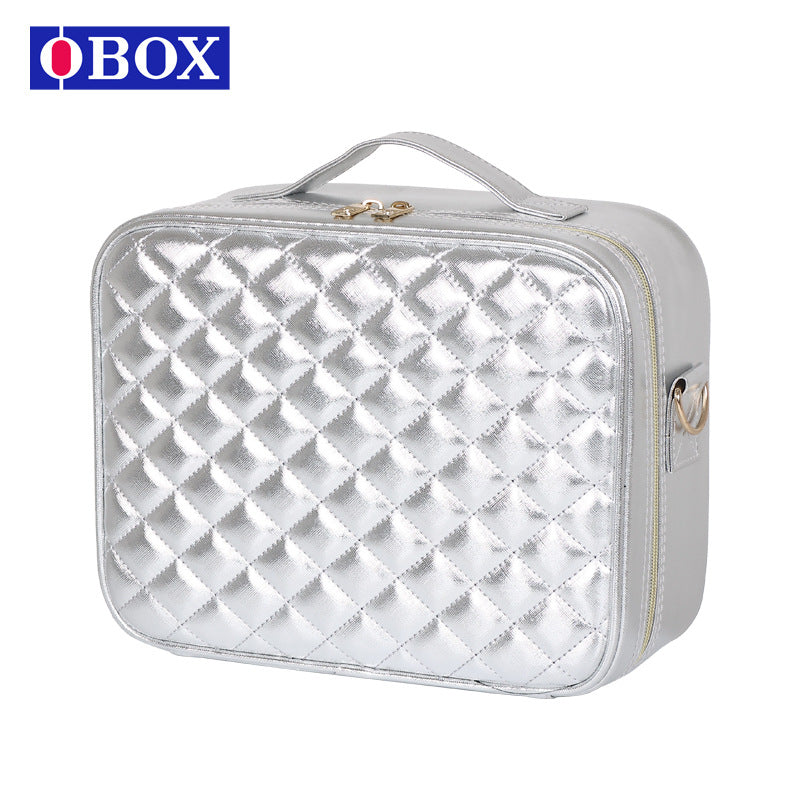 Capacity Black White Pink Inch High Cosmetic Bags