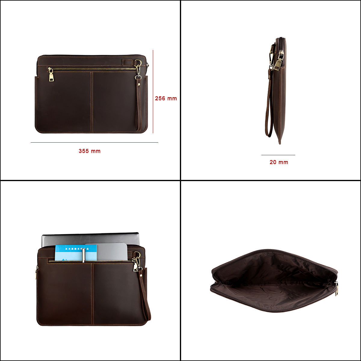 Suitable For Apple Computer Leather Male Bags