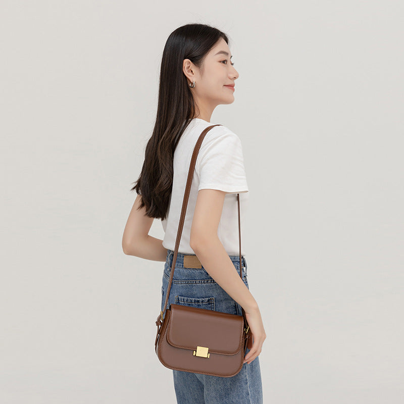 Women's High-grade Retro Fashion Portable Light Luxury Shoulder Bags