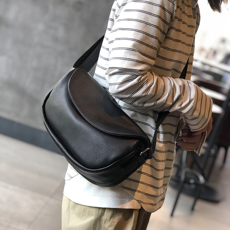 Women's First Layer Cowhide Fashion Trend Genuine Crossbody Bags