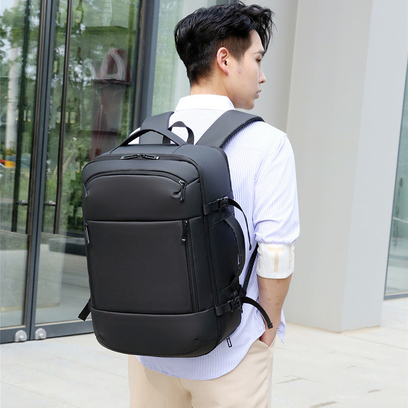 Women's & Men's Capacity Expansion Extended Charging Waterproof Business Backpacks
