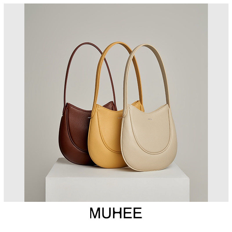 Women's Design Petal Simple Fashion High Sense Retro Shoulder Bags