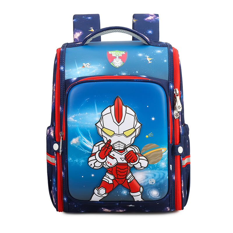 Cartoon Astronaut Grade Burden Reduction Spine Elementary School Students' Schoolbags