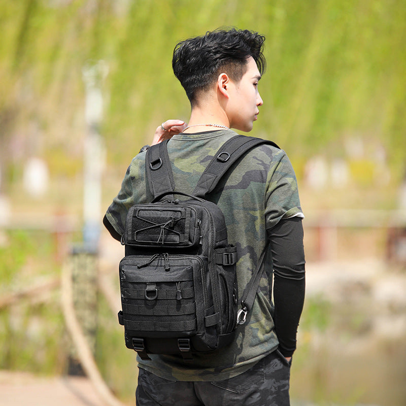 Men's Unique Camouflage Tactics Fishing Lure Sports Backpacks