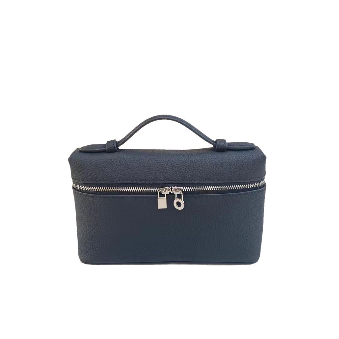 Women's Genuine Leather Lunch Box Cowhide Fashion Small Square Bags