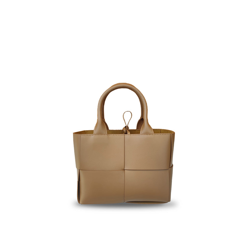 Women's Genuine Leather Woven Cowhide Fashion Crossbody Bags