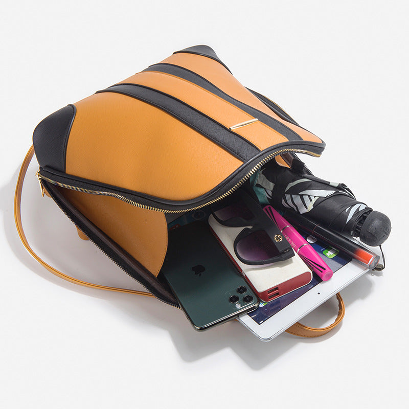Women's Fashion Trendy Simple Large Capacity Three-piece Backpacks