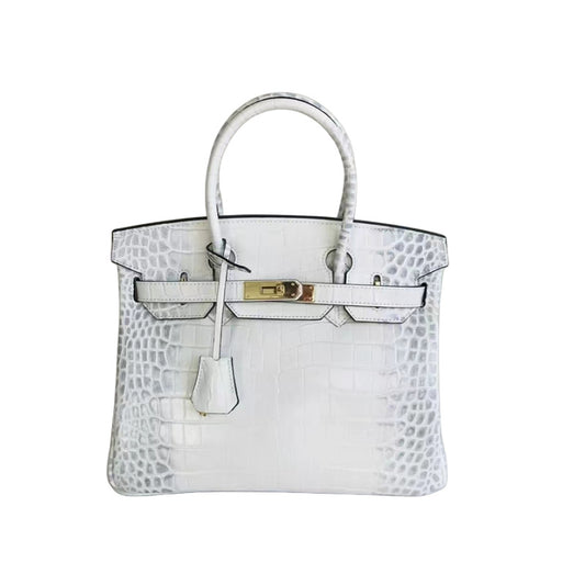 Women's Pattern Genuine Leather High Sense Large Bags