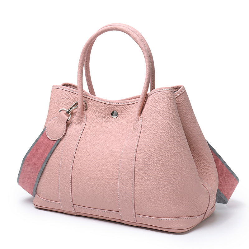Women's First Layer Cowhide Simplicity Genuine Leather Handbags