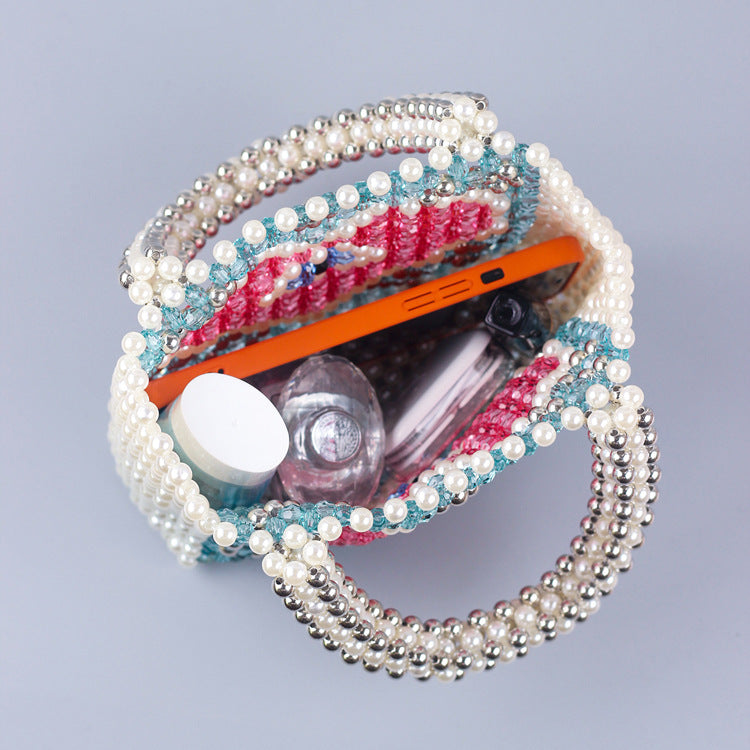 Women's Heart Hand-woven Luxury High Quality Stringed Handbags