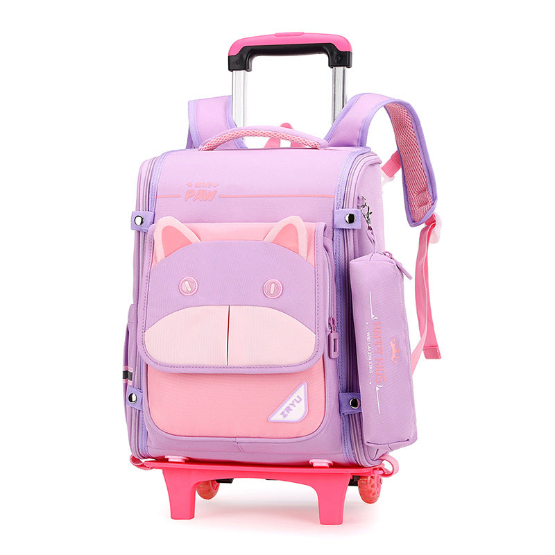 Women's & Men's & Natural Fish Primary Grade Printing Elementary School Students' Schoolbags
