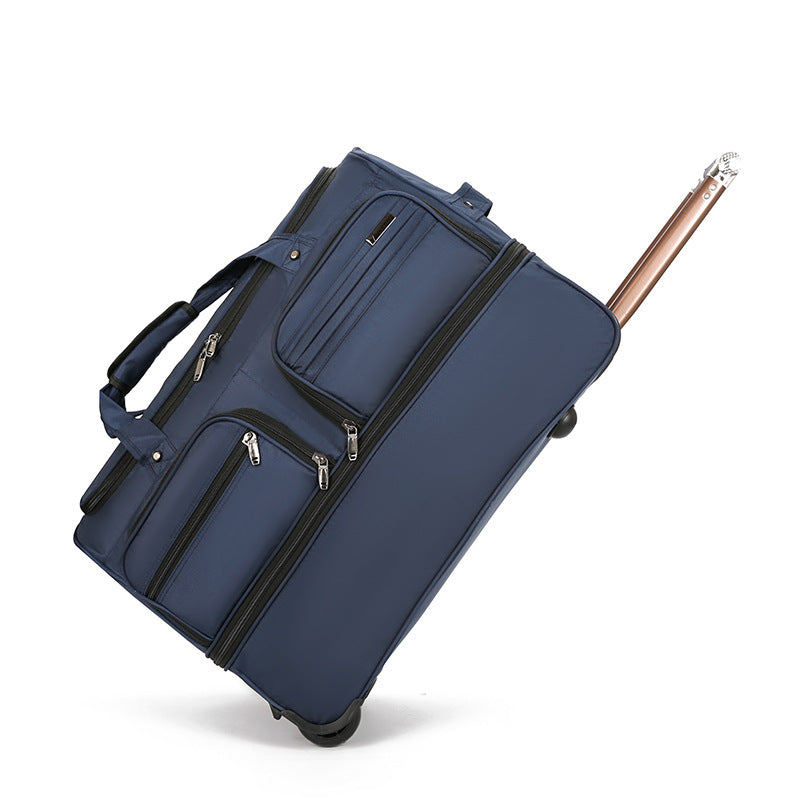 Women's & Men's & Scalable Large Capacity Wheeled Boarding Travel Bags