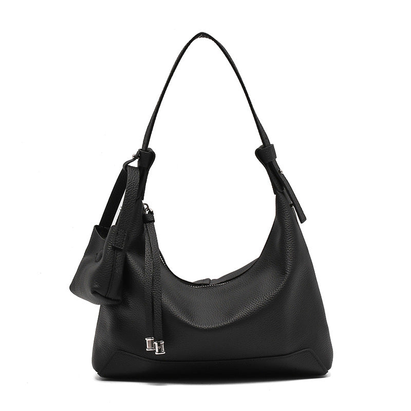 Women's Layer Cowhide Leather Genuine Retro Commuter Bags
