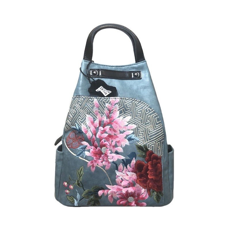 Women's Retro Chinese Style Embroidery With Cheongsam Backpacks