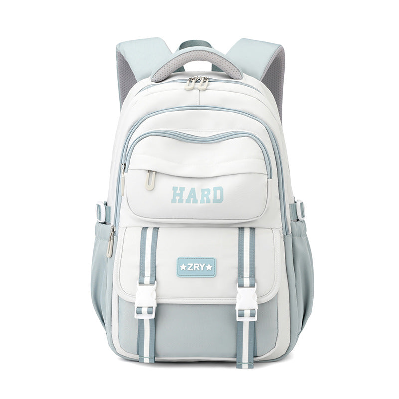 Natural Fish Junior High Large Capacity Middle School Students' Schoolbags