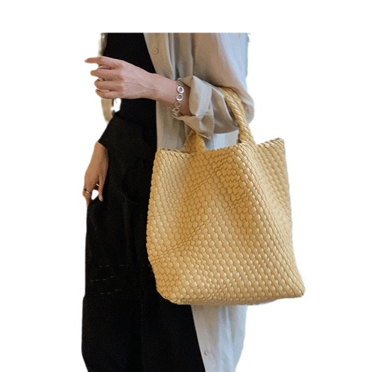 Women's Handmade Woven Portable Large Capacity Tote Bags
