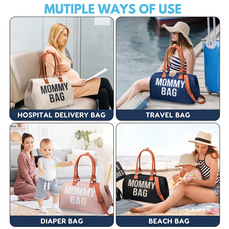 Capacity Mummy Diaper Fashion Mother Portable Bags