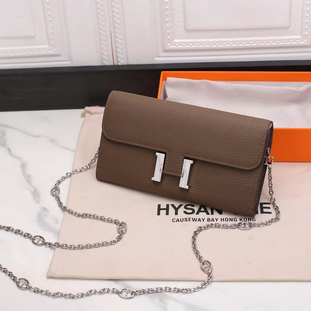 Lychee Pattern Long High Texture First Crossbody Bags