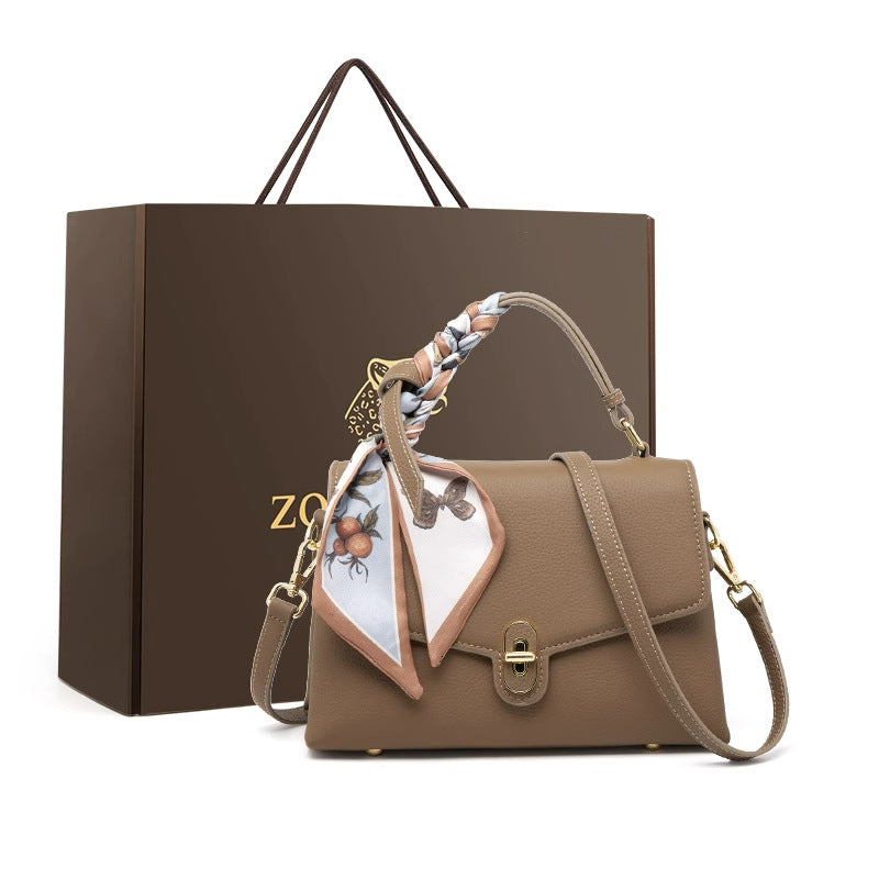 Women's Genuine Leather Design High-grade Fashion Soft Shoulder Bags