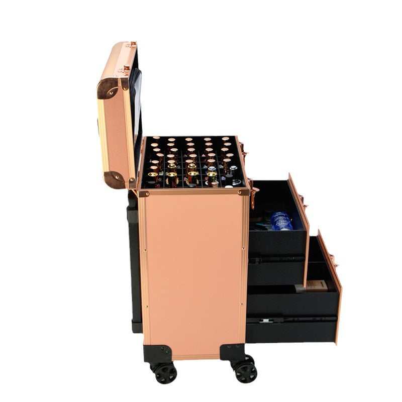 Alloy Storage Box Pull-out Beauty Out Cosmetic Cases