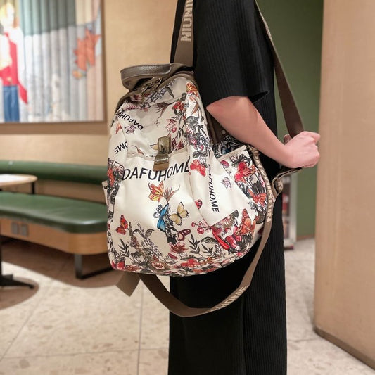 Women's Western Style Convenient Fashion Oxford Cloth Backpacks