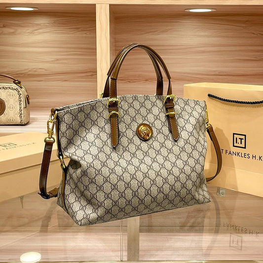 Beautiful Women's Large Capacity Leather Commuter Shoulder Bags