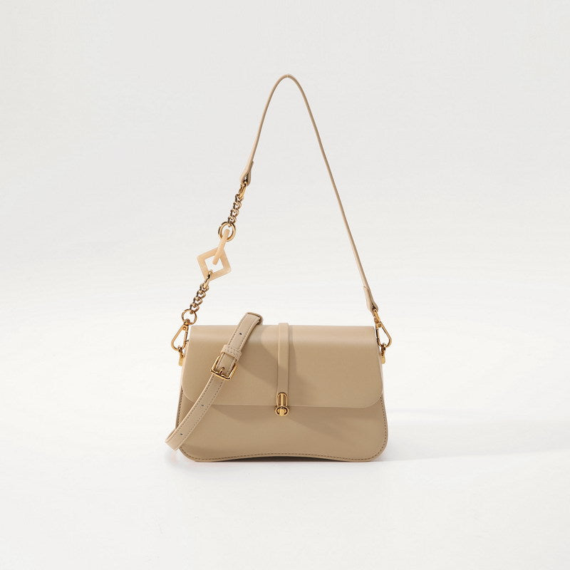 Women's Genuine Leather Niche Saddle Summer High-grade Shoulder Bags