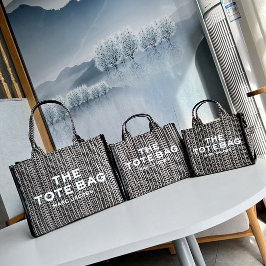 Unique Jacquard Fashion Canvas Shopping Versatile Tote Bags