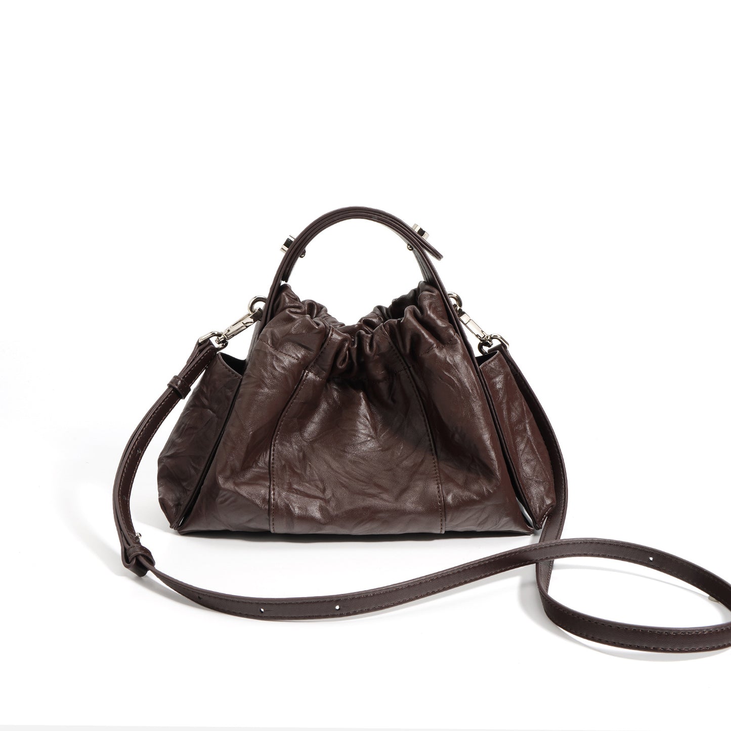 Women's Design Fashion Vintage Crumpled Cloud Single Classic Shoulder Bags