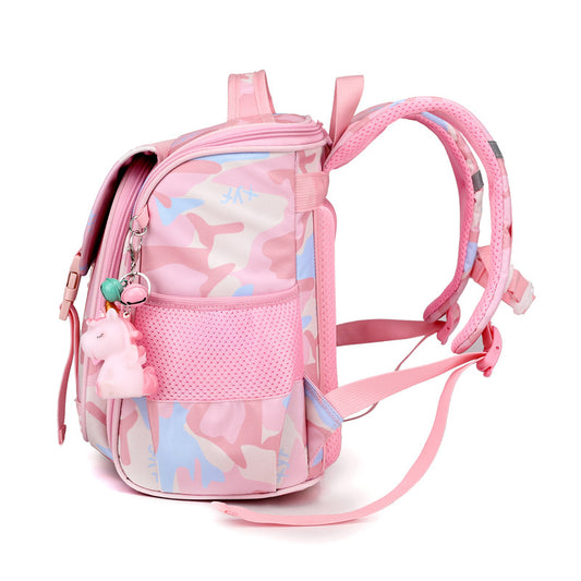 Side Open Macaron Camouflage Series Grade Elementary School Students' Schoolbags