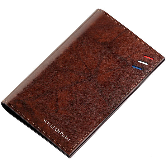 Men's Emperor Paul Genuine Leather Mini Thin Document Card Holder
