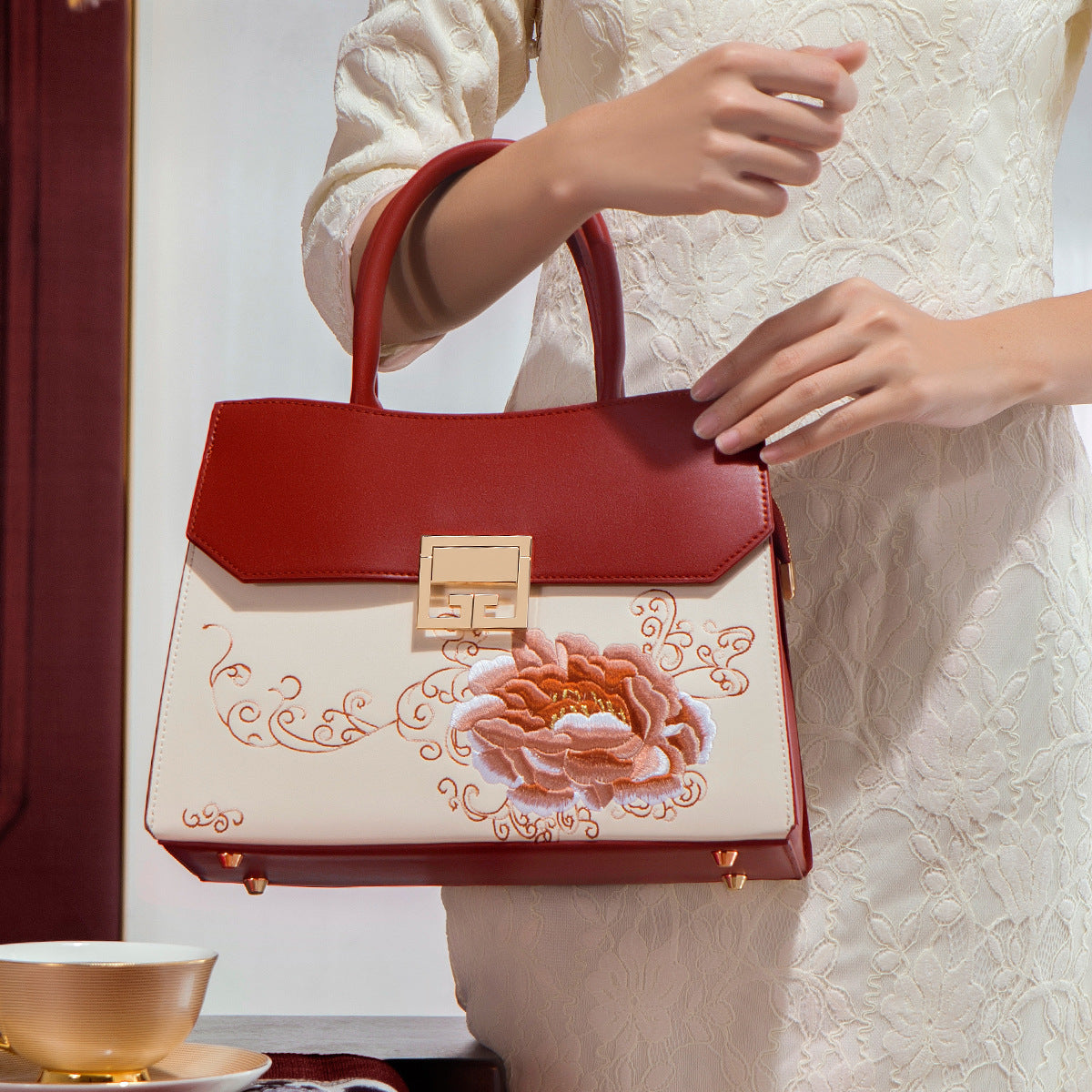 Mother's Day Gift Embroidery Wedding To Handbags