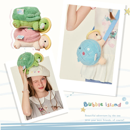 Island Personalized Plush Turtle Doll Cute Crossbody Bags