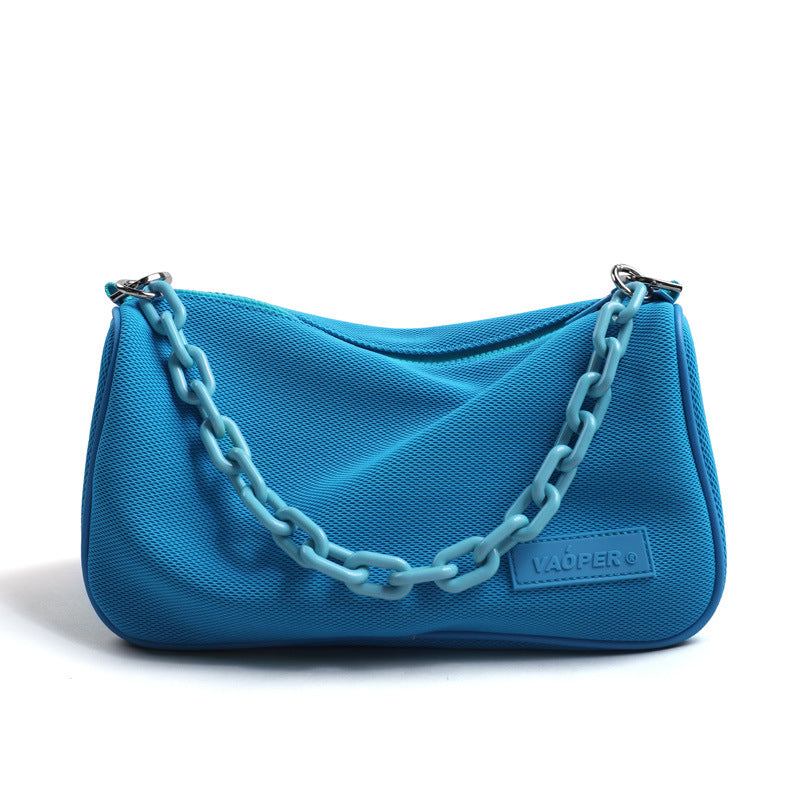 Niche Designer Rose Red Underarm Female Men's Messenger Bags