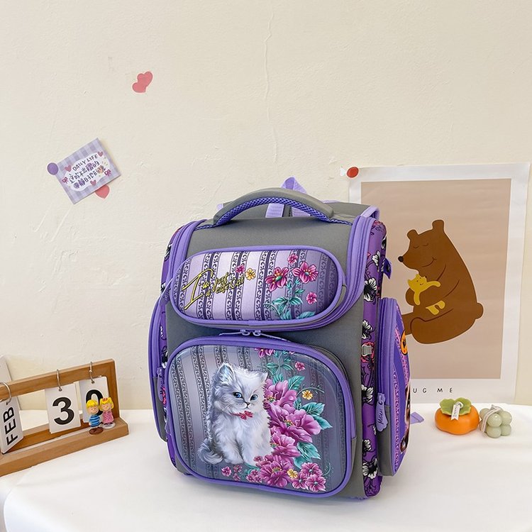 Hard Shell Russian Full Open Astronaut Elementary School Students' Schoolbags