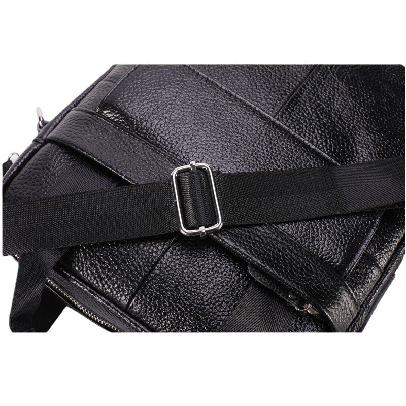 Men's Versatile Stylish Trendy Business Leather Men's Handbags