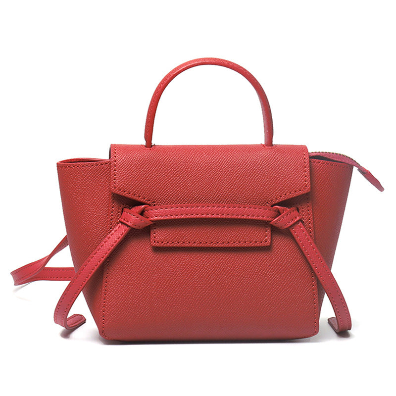 Women's Leather Wen Xi Palm Print Catfish Bags