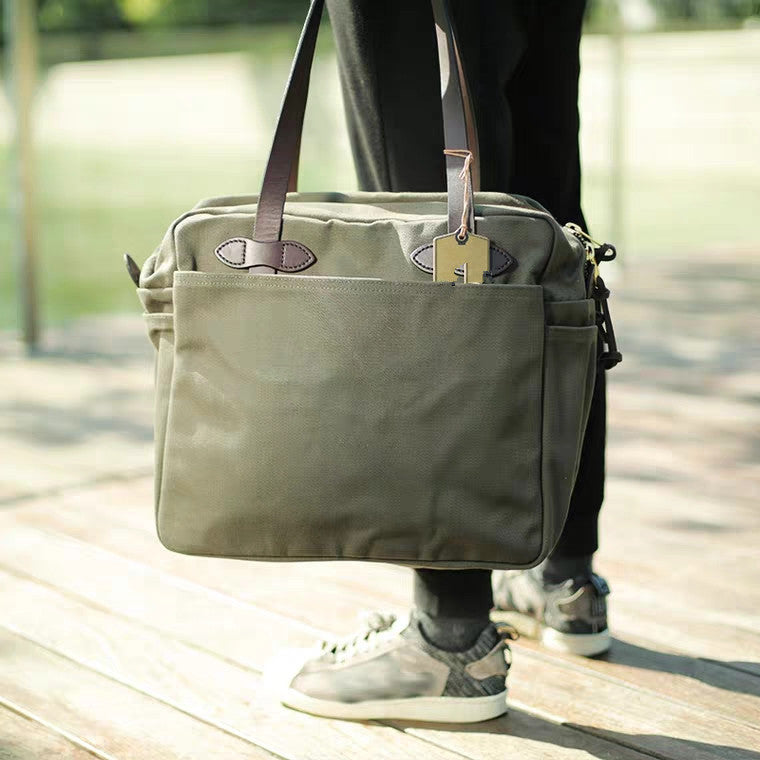 Women's & Men's & American Oil Wax Canvas Men's Shoulder Bags