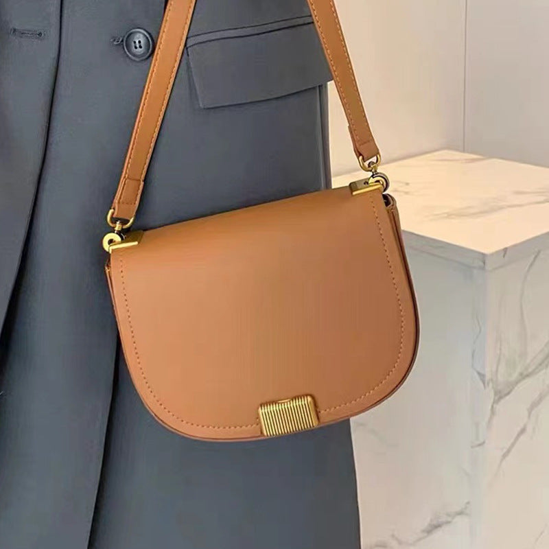 Women's Advanced Texture Trendy Leather Packet Fashionable Shoulder Bags