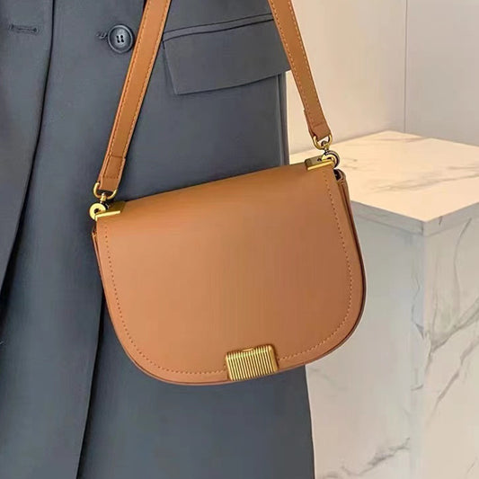 Women's Advanced Texture Trendy Leather Packet Fashionable Shoulder Bags